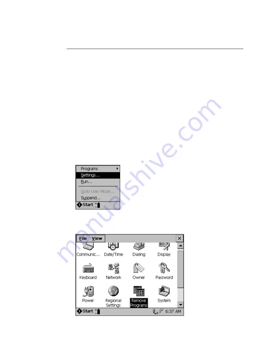 Intermec 502O User Manual Download Page 186