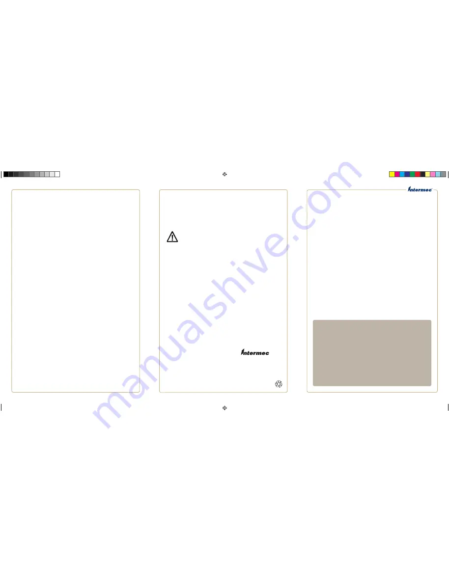 Intermec DX4 Quad Dock Quick Start Manual Download Page 1