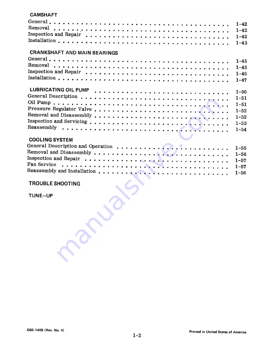 International Harvester Company Cub Lo-Boy C-60 Service Manual Download Page 2