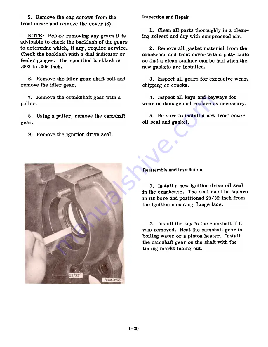 International Harvester Company Cub Lo-Boy C-60 Service Manual Download Page 43