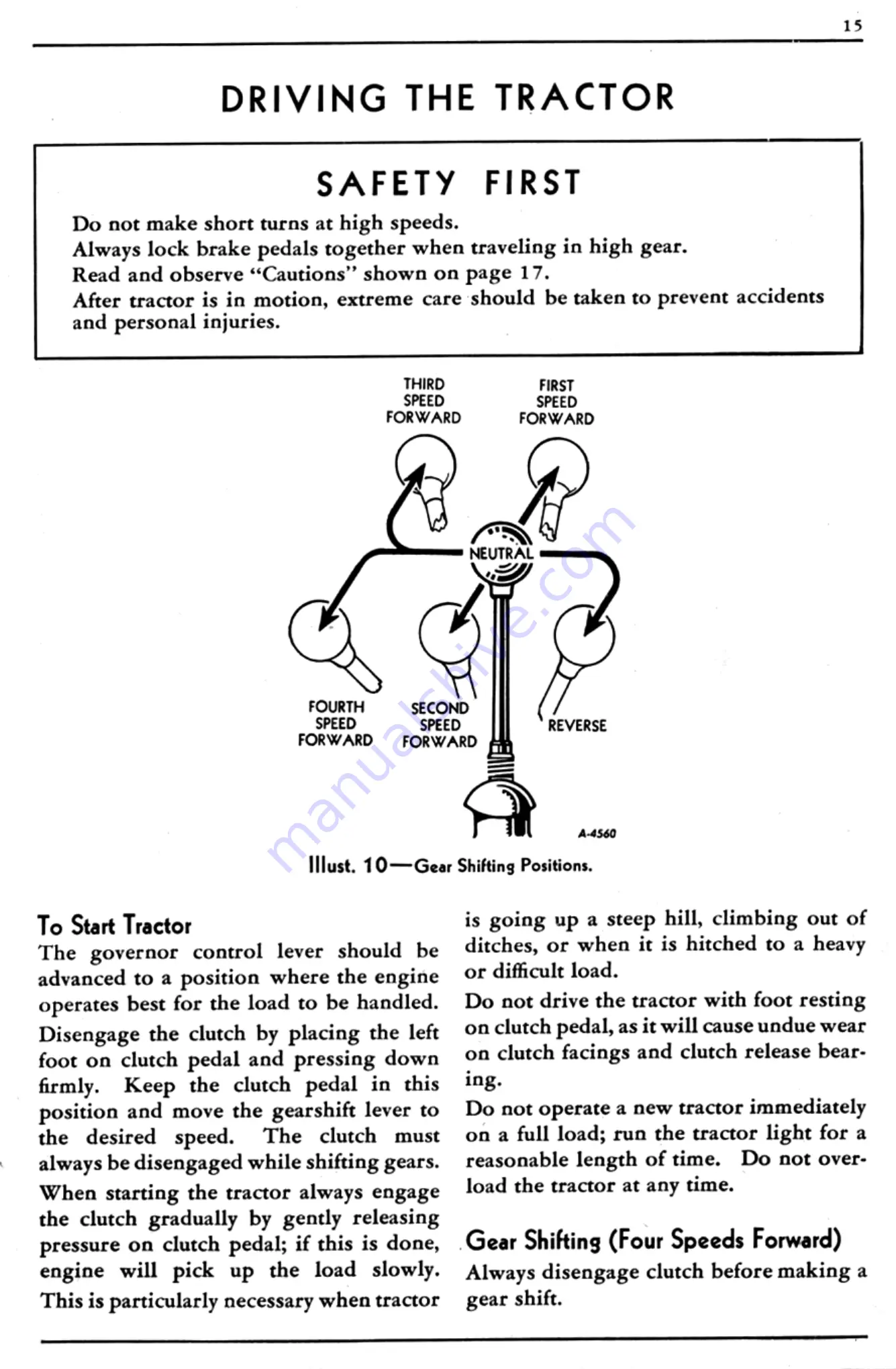 International Harvester Company Farmall A Owner'S Manual Download Page 17