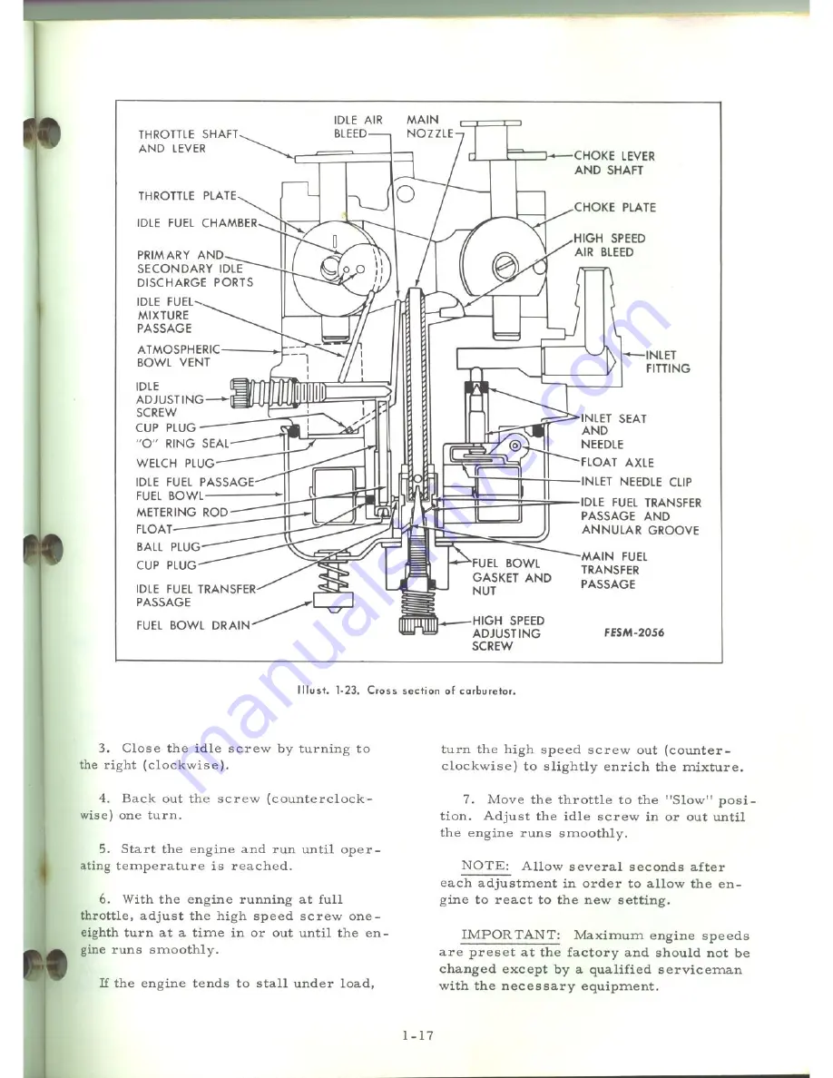 International Harvester Company International Cadet 60 Service Manual Download Page 23