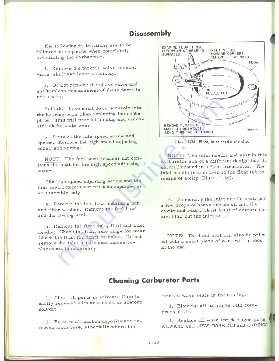 International Harvester Company International Cadet 60 Service Manual Download Page 24