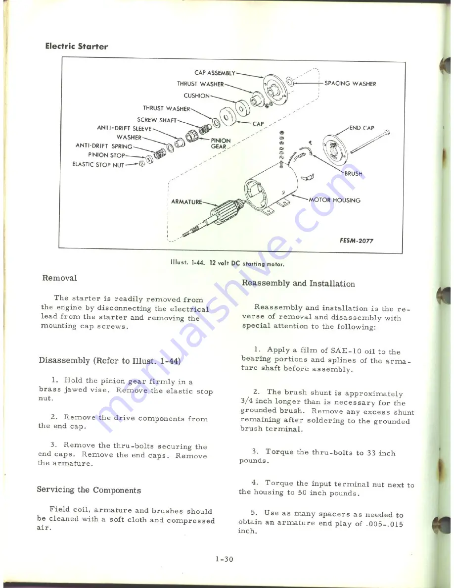 International Harvester Company International Cadet 60 Service Manual Download Page 36