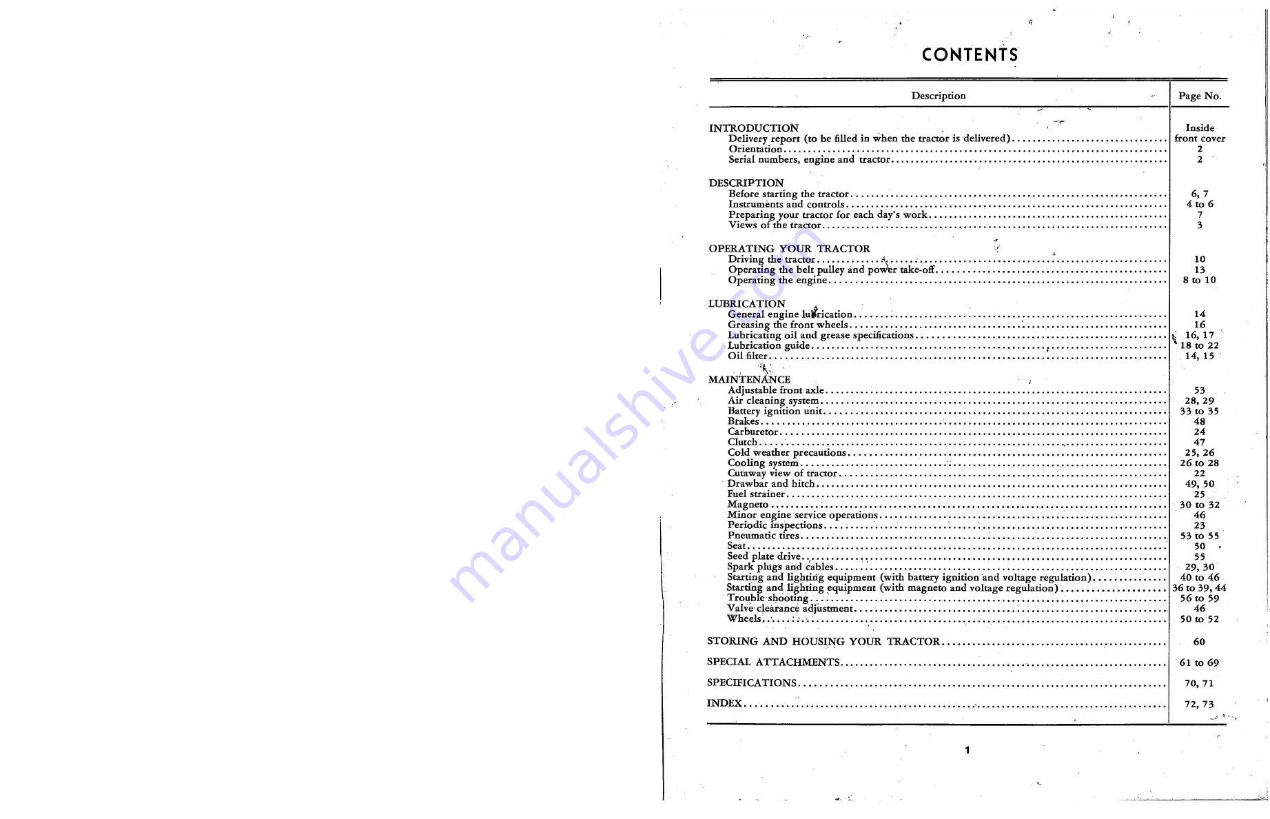 International Harvester Company McCORMICK FARMALL Cub Operator'S Manual Download Page 5