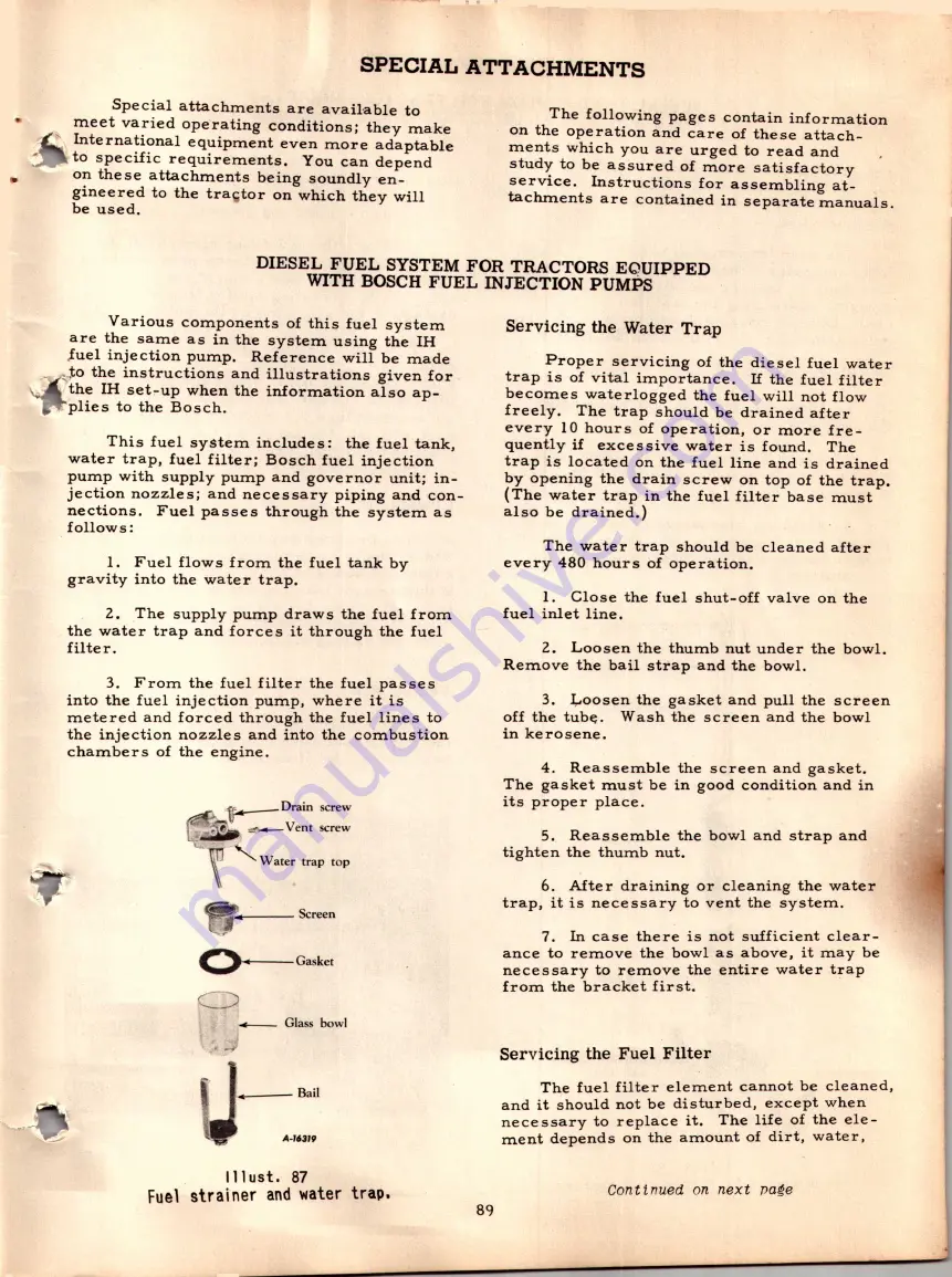 International Harvester Company TD-24 Operator'S Manual Download Page 91