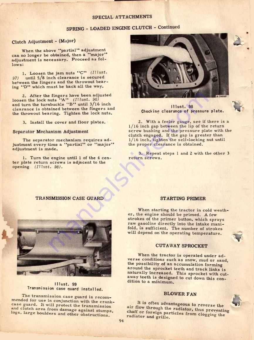 International Harvester Company TD-24 Operator'S Manual Download Page 96