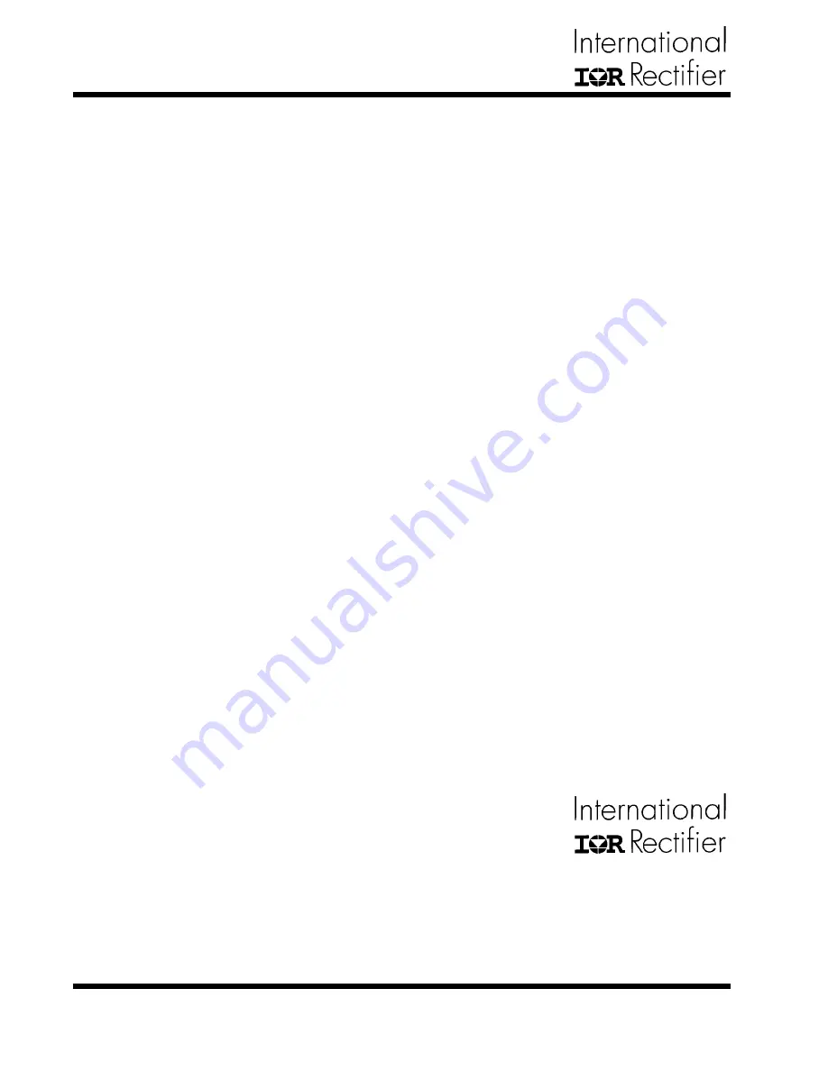 International Rectifier IRU3065 User Manual Download Page 6