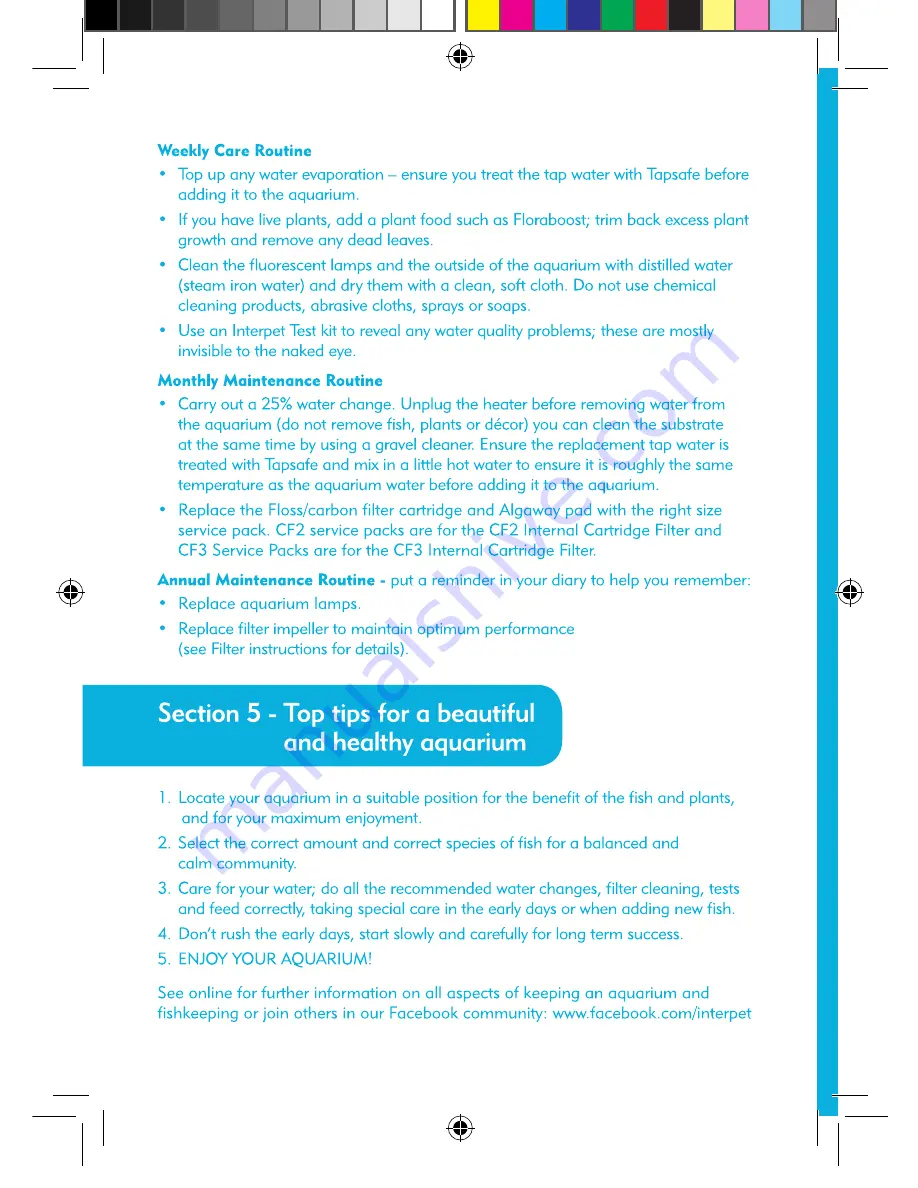 Interpet Fish Pod 120L Instruction Manual Download Page 10