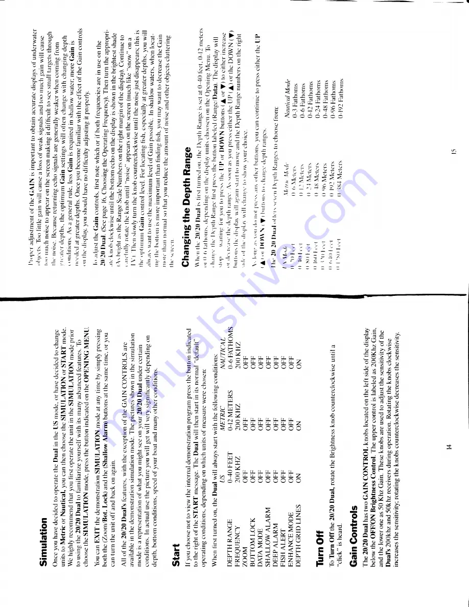 Interphase 20/20 Dual Operation Manual Download Page 8