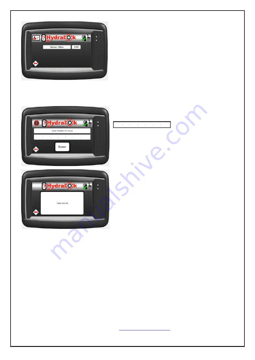 Interpump Hydralok HydraTouch H32 User Manual Download Page 20