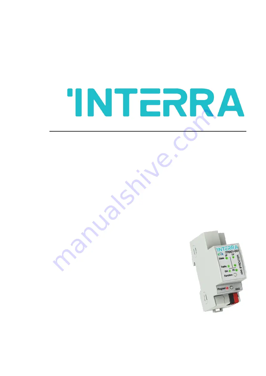 Interra ITR901-001 Product Manual Download Page 1