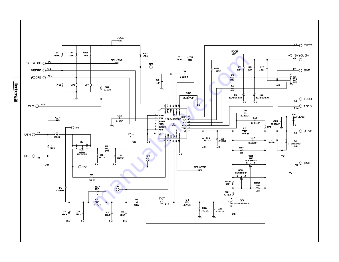 Intersil ISL6423B Quick Start Manual Download Page 4