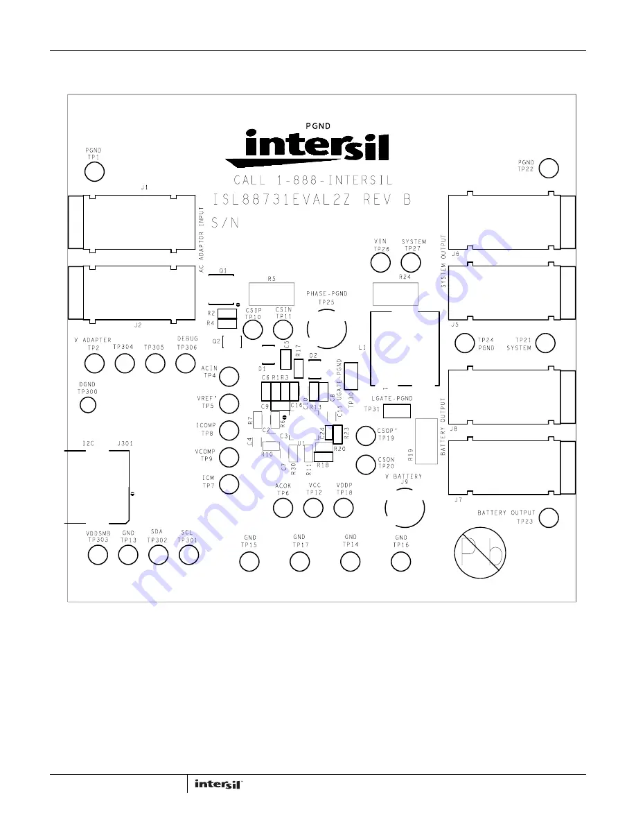 Intersil ISL88731CEVAL2Z Скачать руководство пользователя страница 10