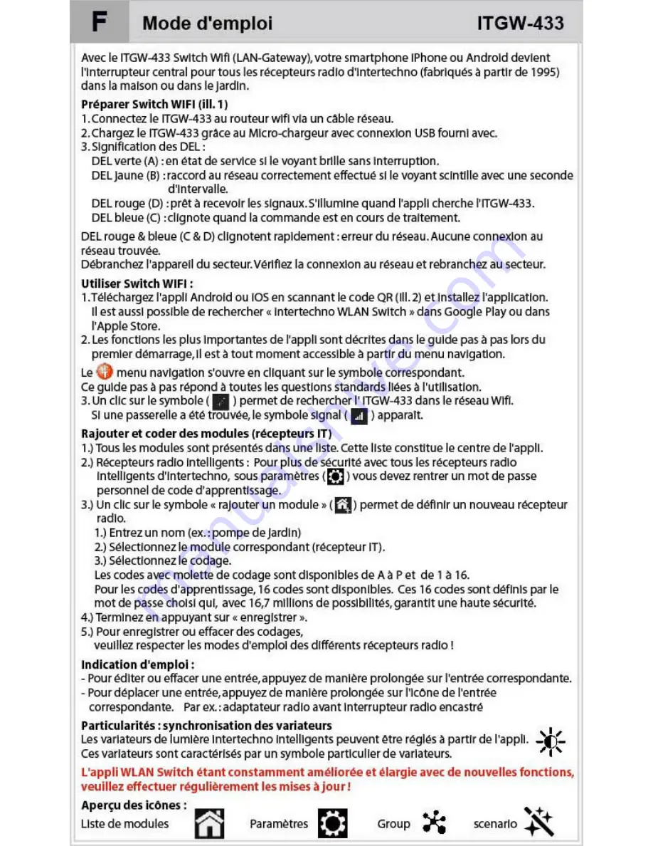 INTERTECHNO ITGW-433 Operating Instructions Manual Download Page 5