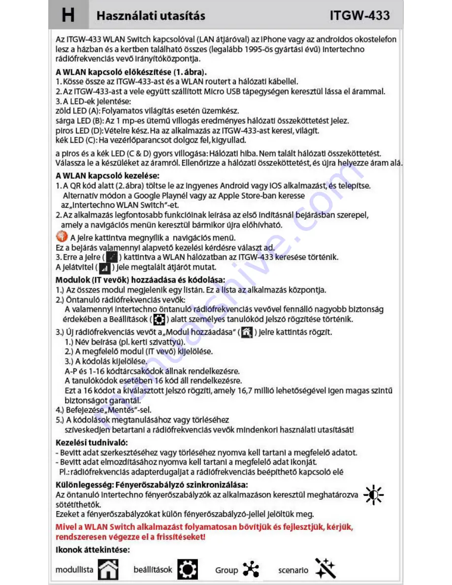 INTERTECHNO ITGW-433 Operating Instructions Manual Download Page 13