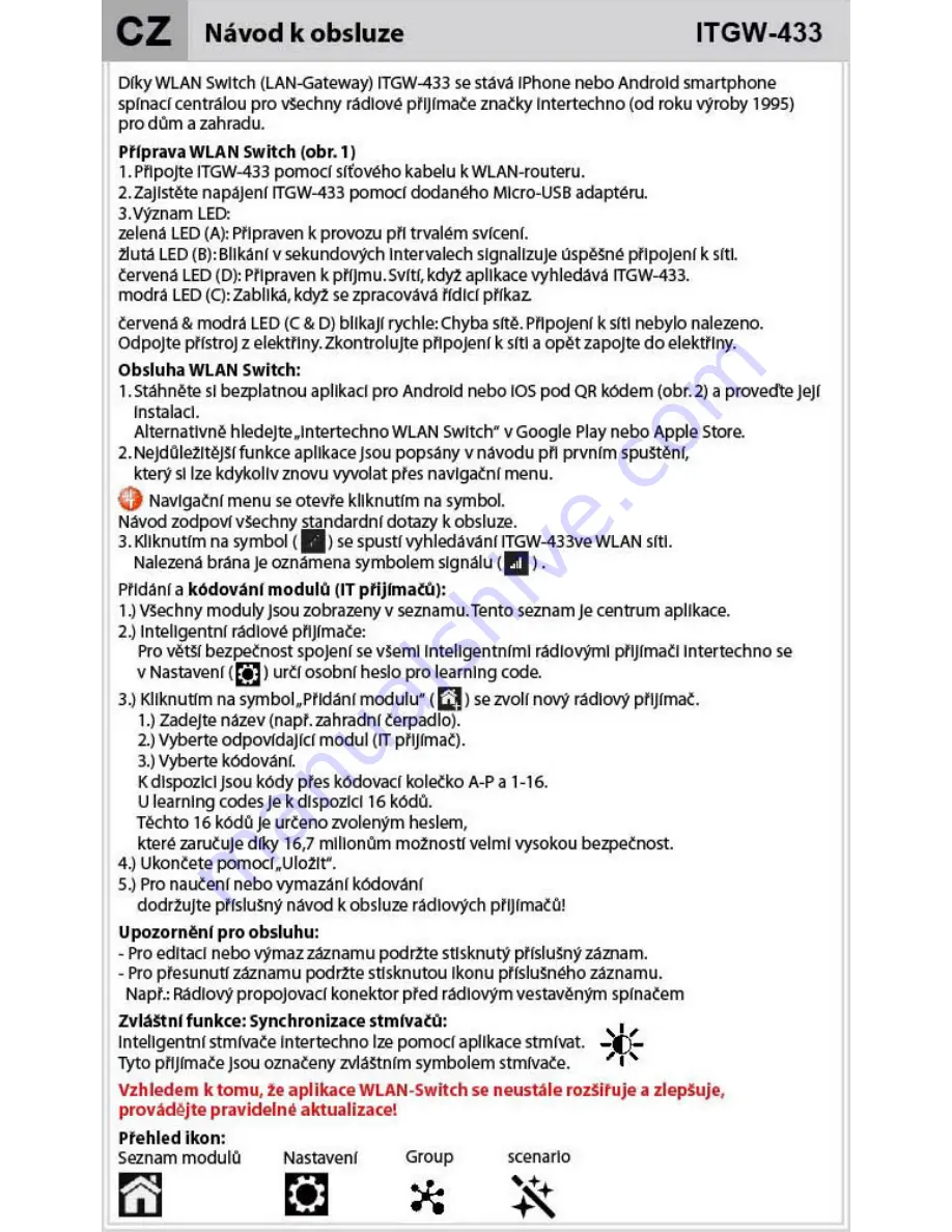 INTERTECHNO ITGW-433 Operating Instructions Manual Download Page 15