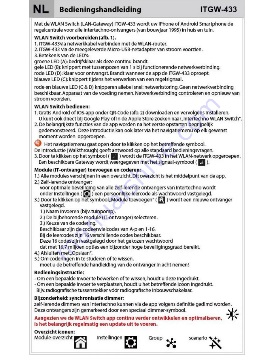 INTERTECHNO ITGW-433 Operating Instructions Manual Download Page 26