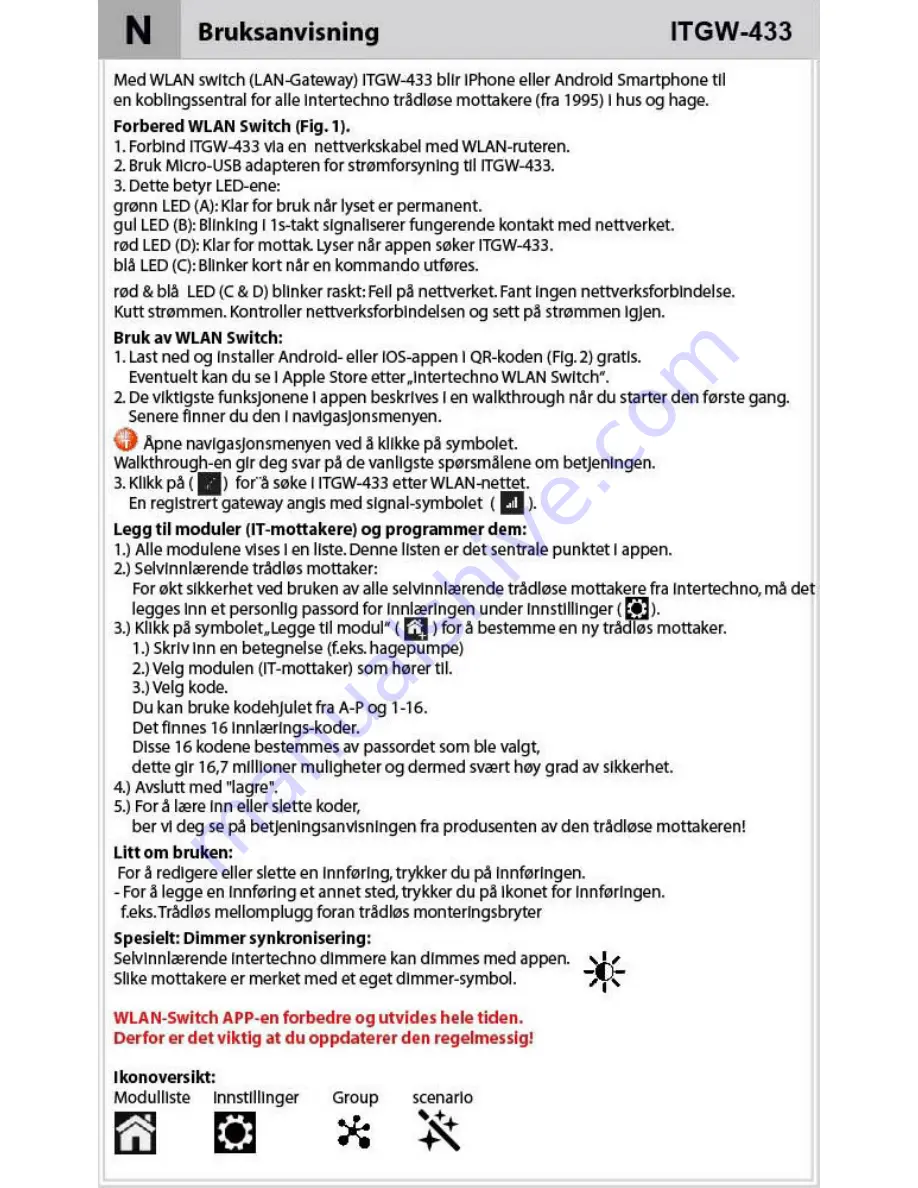 INTERTECHNO ITGW-433 Operating Instructions Manual Download Page 28