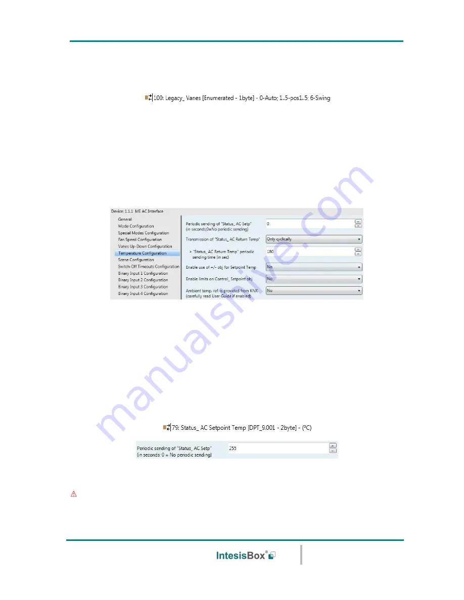 IntesisBox ME-AC-KNX-1i User Manual Download Page 32