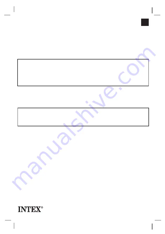 Intex CHALLENGER 1 Owner'S Manual Download Page 1