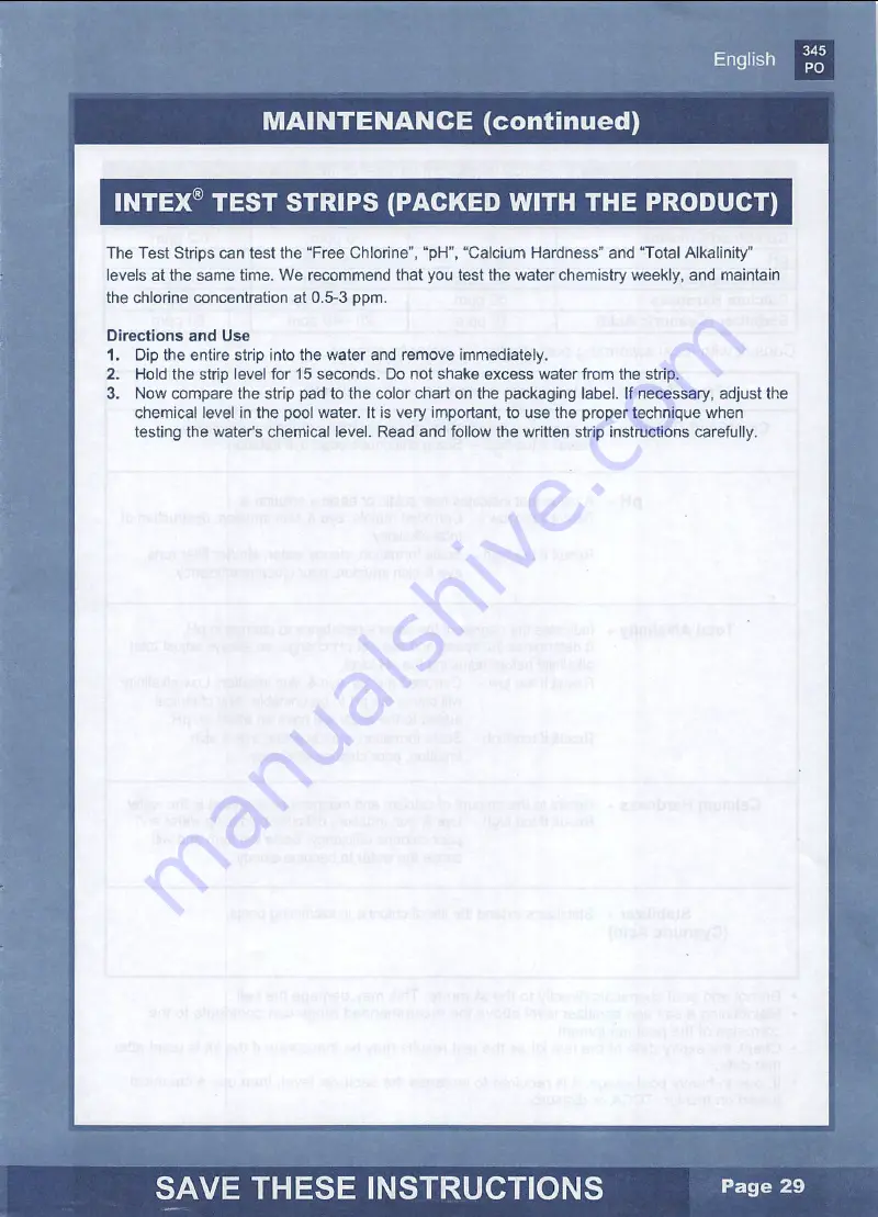 Intex ECO15110-2 Owner'S Manual Download Page 29