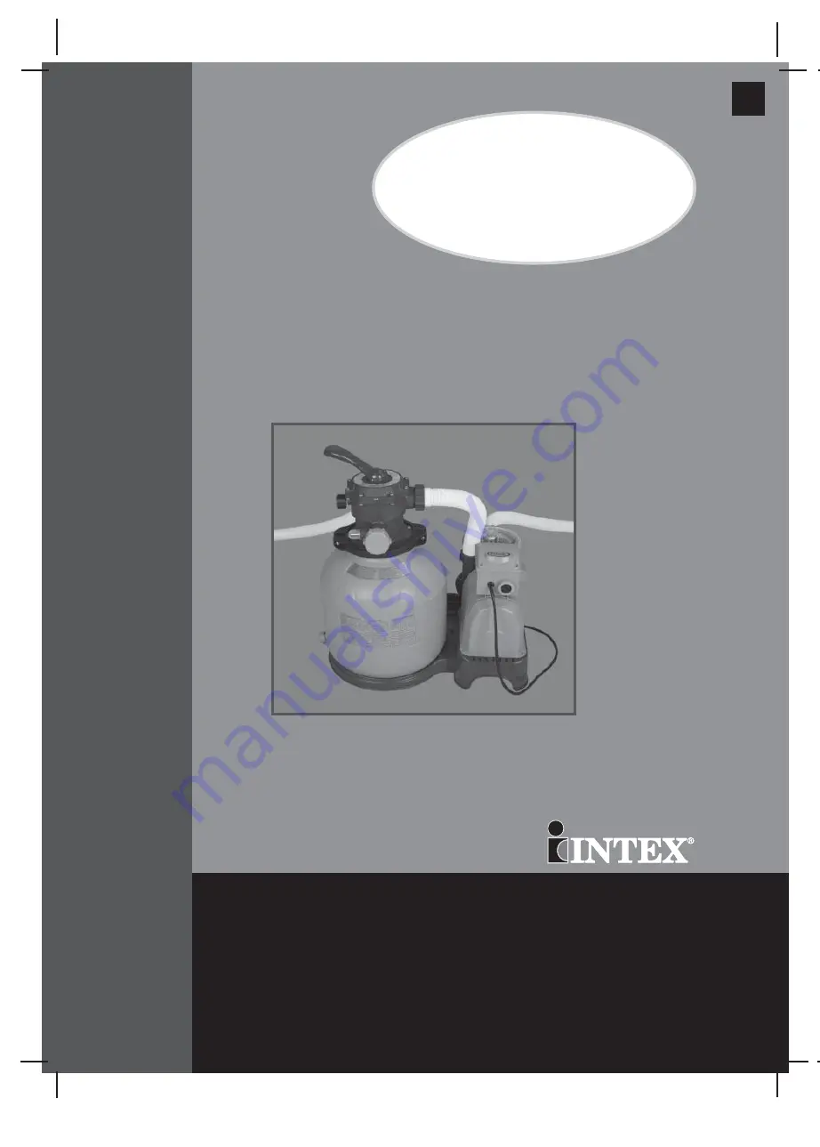 Intex SF60110-1 Owner'S Manual Download Page 1