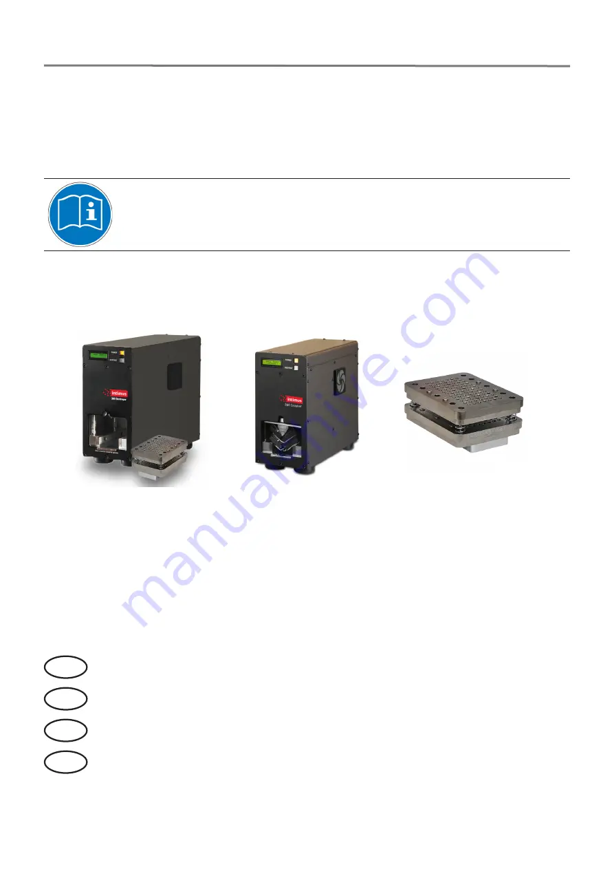 Intimus 360 Crusher Operating Instructions Manual Download Page 2