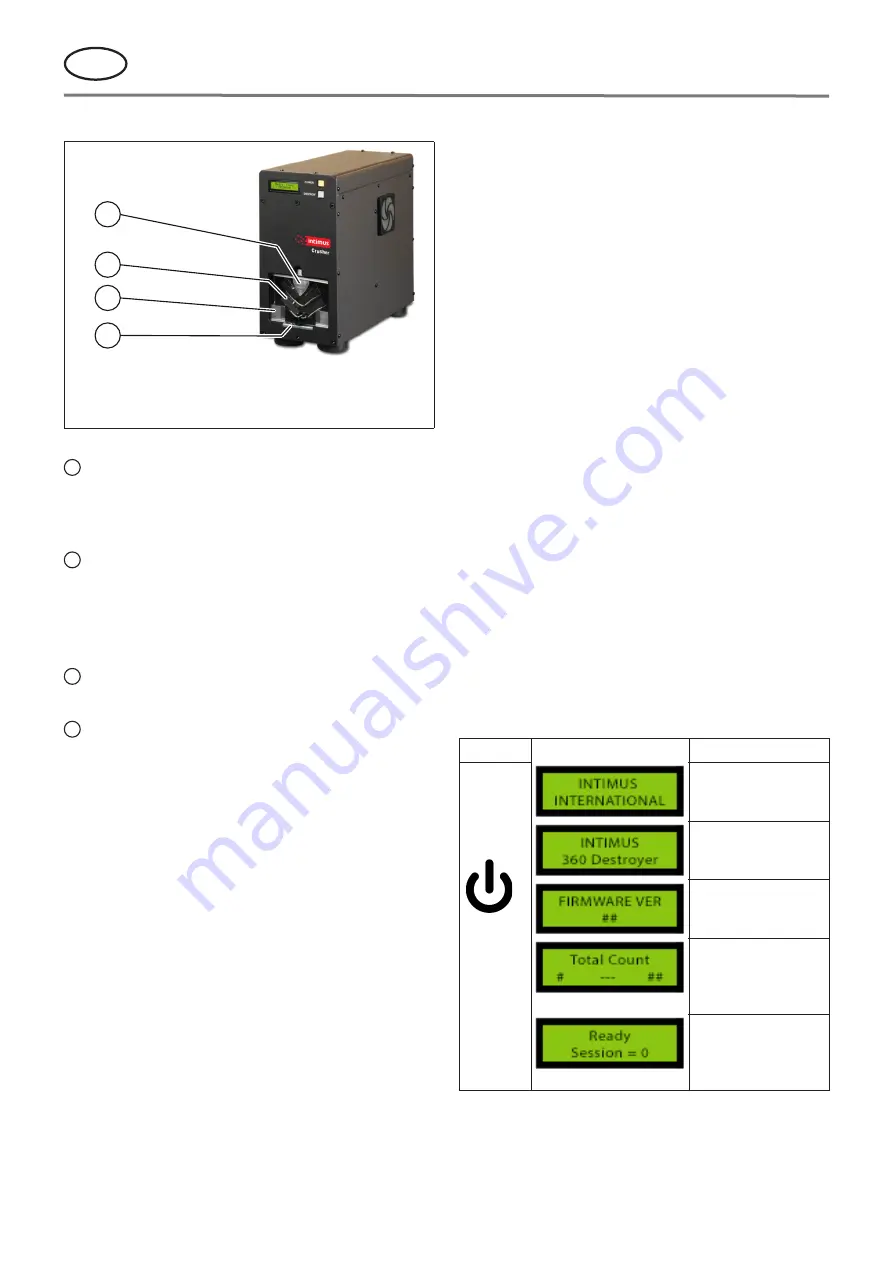 Intimus 360 Crusher Operating Instructions Manual Download Page 14