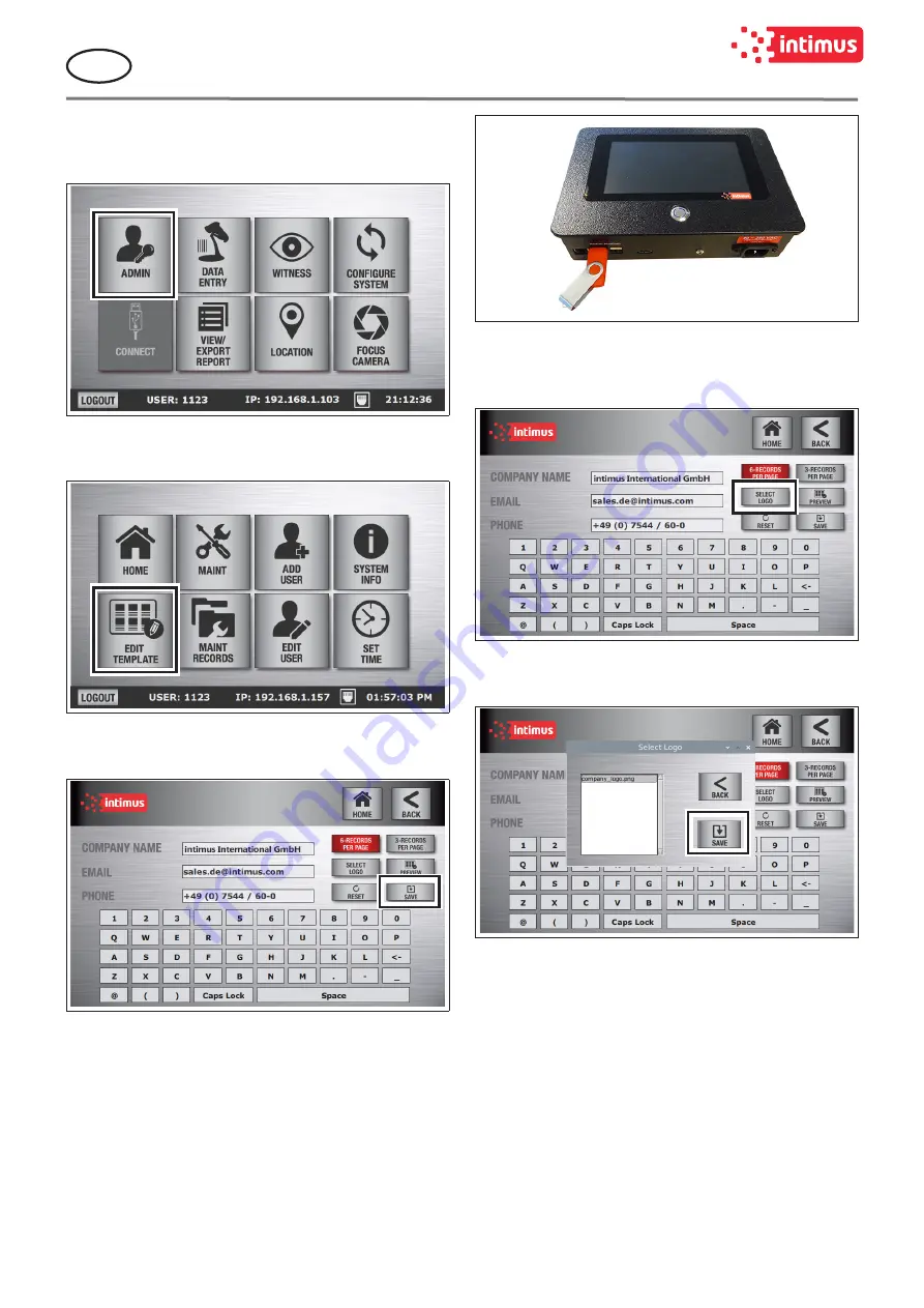 Intimus Auditor Pro Administrator'S Manual Download Page 11