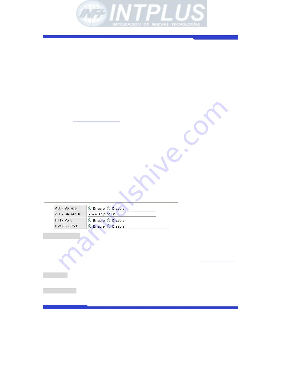 Intplus FlexWATCH 1110 User Manual Download Page 174