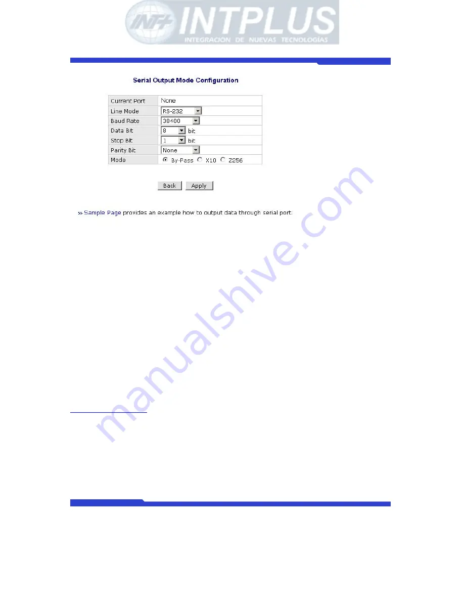 Intplus Network Video Server FlexWATCH 3110 User Manual Download Page 69