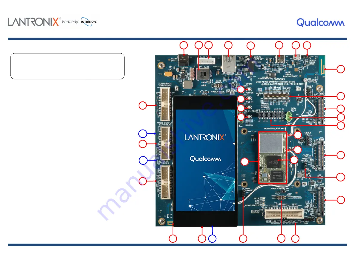 Intrinsyc Lantronix Open-Q 865XR SOM Скачать руководство пользователя страница 1