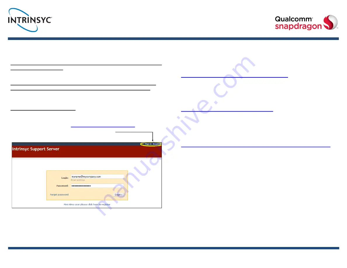 Intrinsyc Open-Q 670 HDK Quick Start Manual Download Page 2