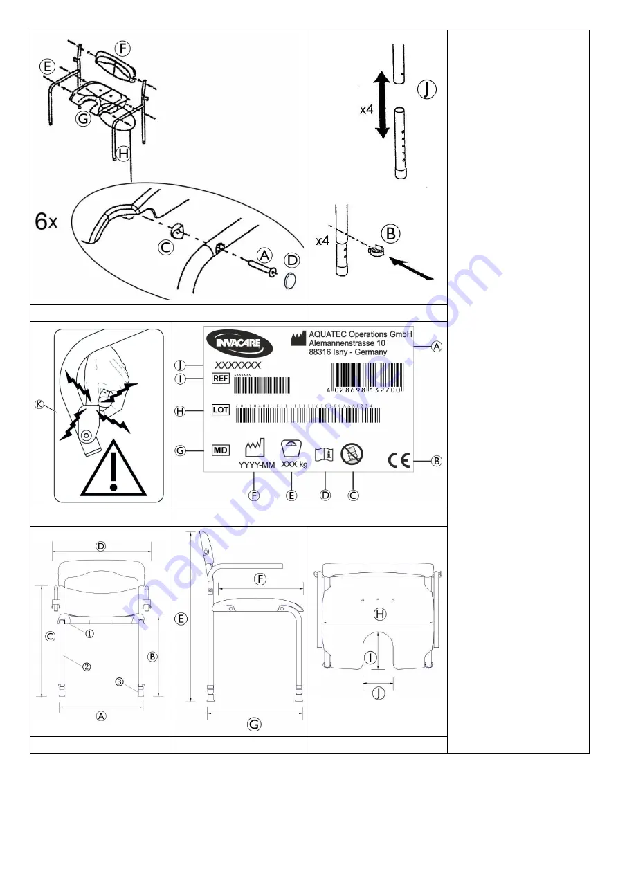 Invacare Alize H2480/1 User Manual Download Page 2