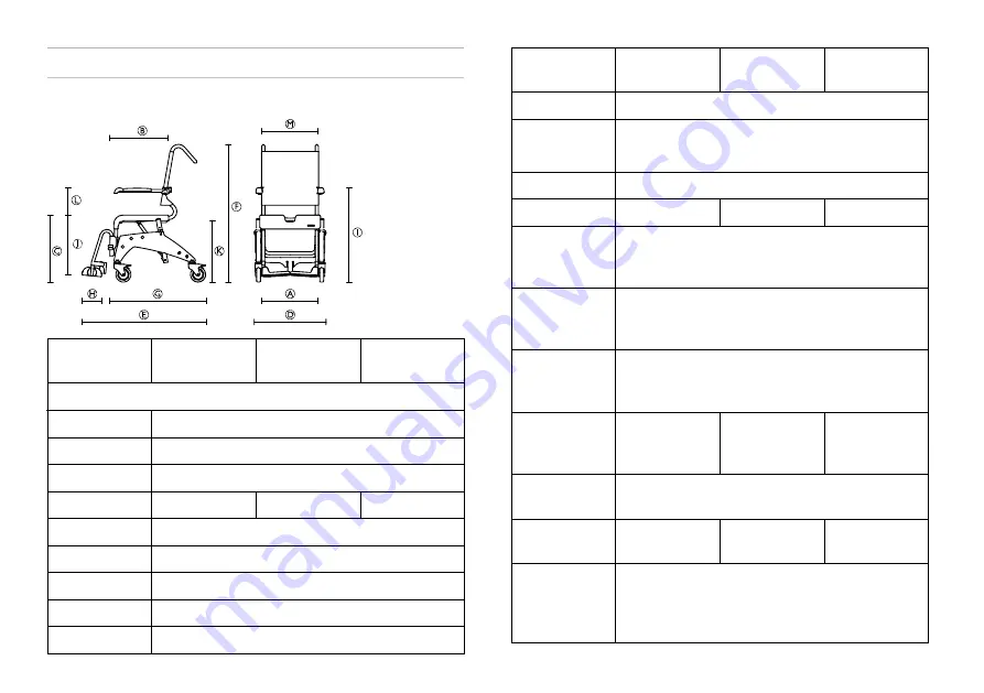 Invacare Aquatec Ocean VIP User Manual Download Page 72