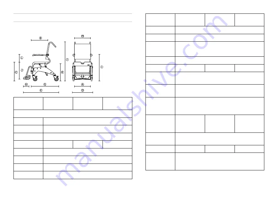 Invacare Aquatec Ocean VIP User Manual Download Page 120