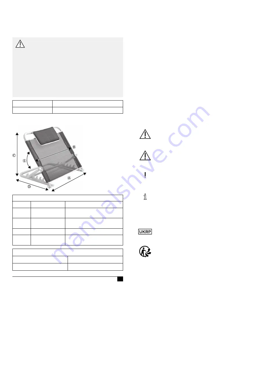 Invacare Areste L110 User Manual Download Page 21