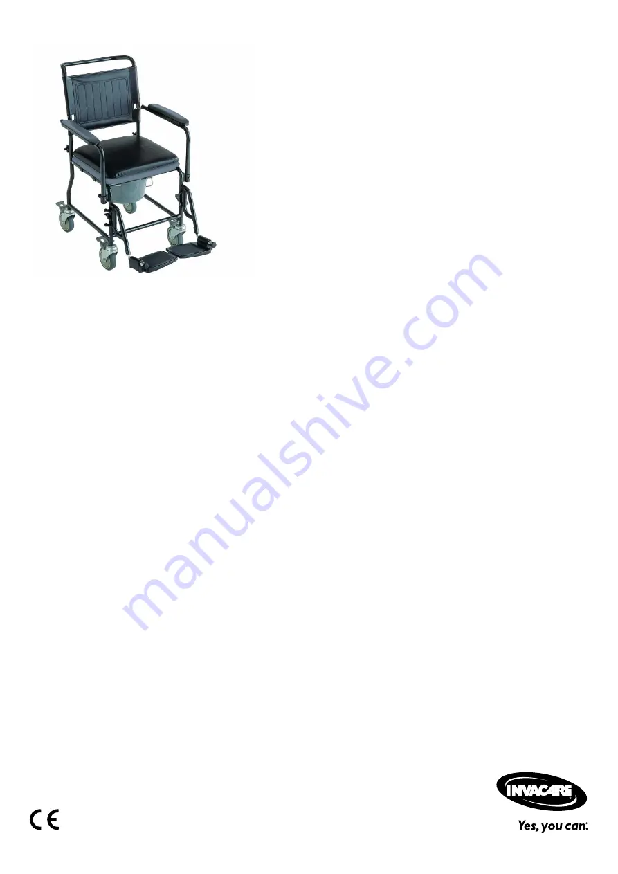 Invacare H720T4C User Manual Download Page 1