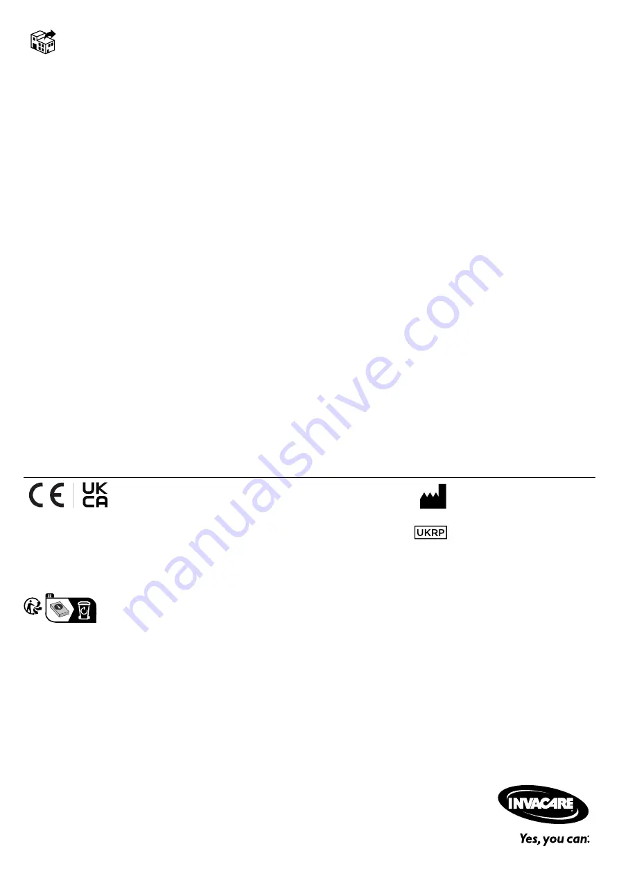 Invacare Marina H112 User Manual Download Page 32