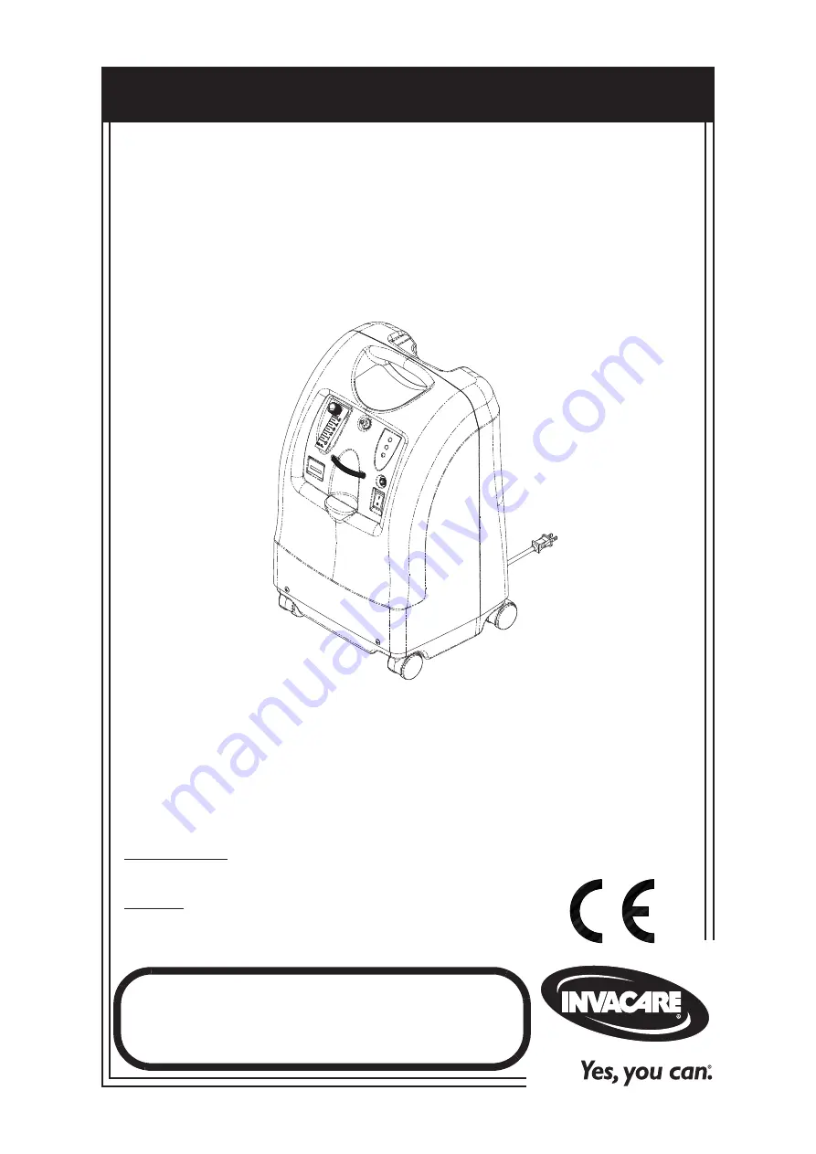 Invacare Perfecto2 IRC5PAW Operator'S Manual Download Page 65