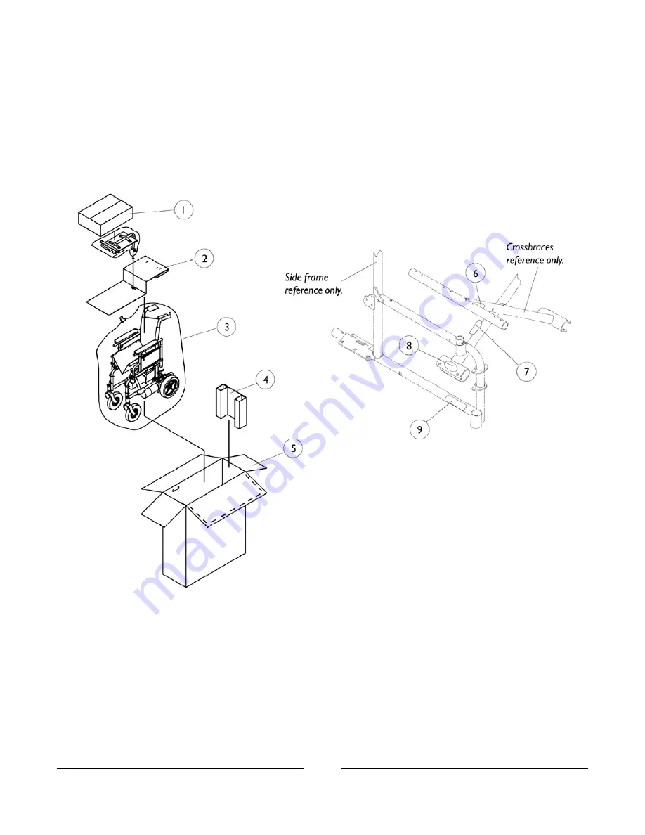 Invacare Power Wheel Chair P7E Parts Catalog Download Page 5