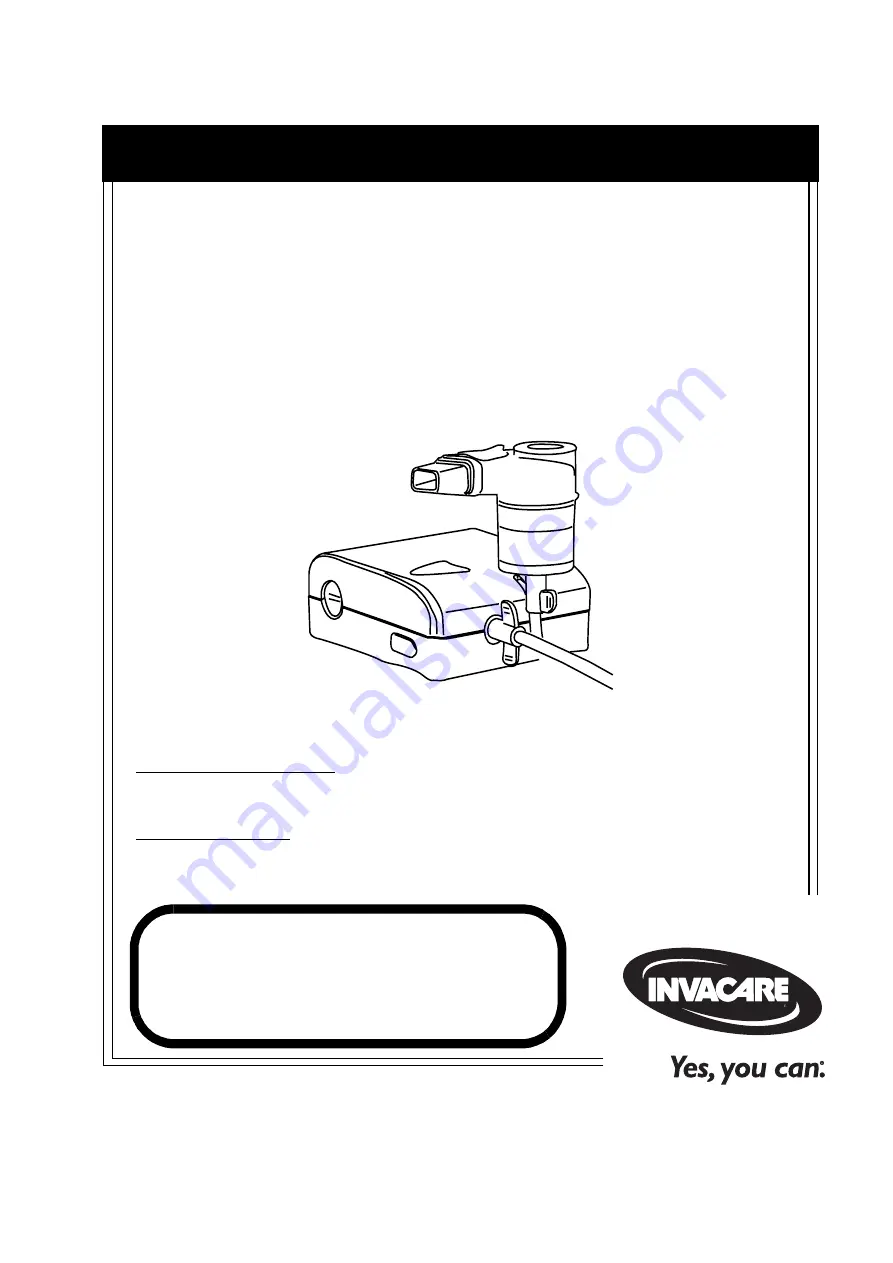 Invacare Stratos IRC 1720 Operator'S Manual Download Page 40