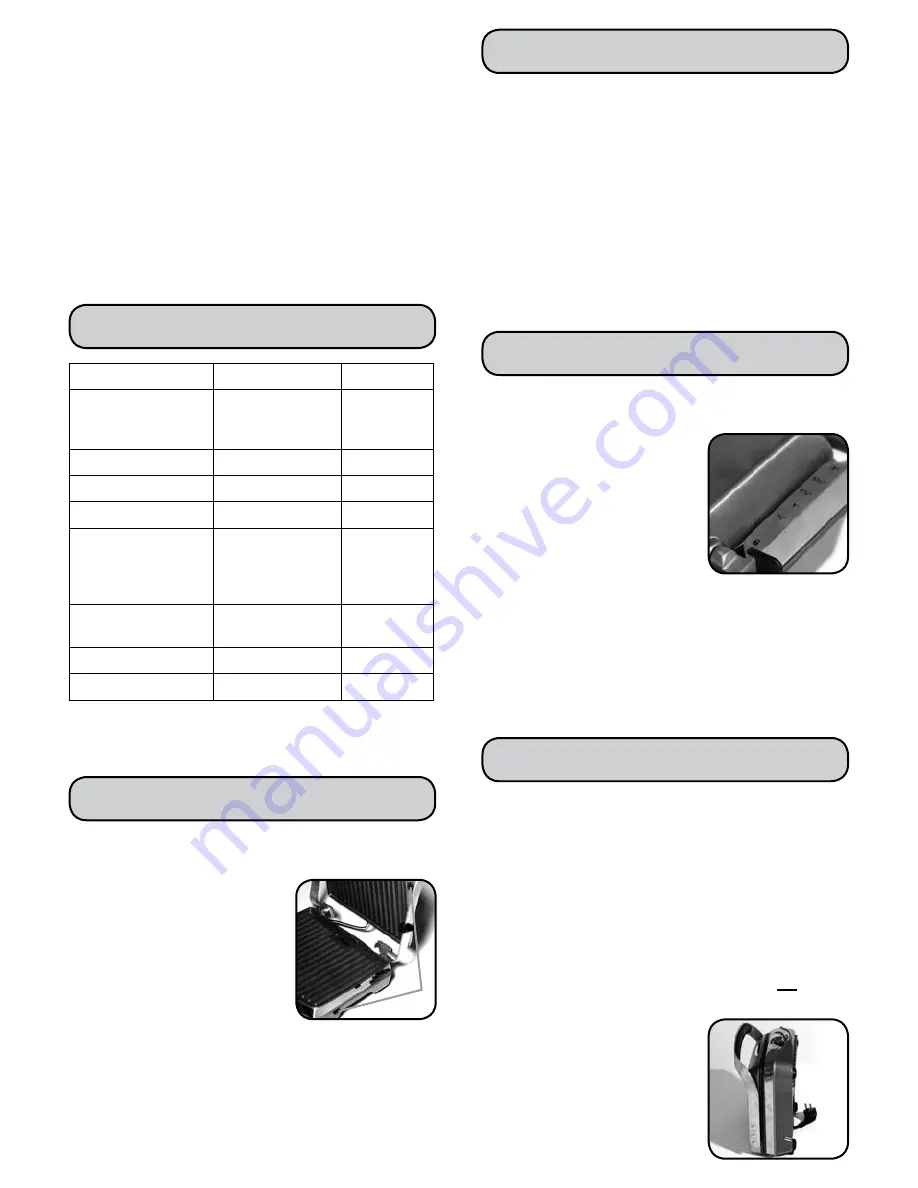 inventum CG600 Instruction Manual Download Page 10