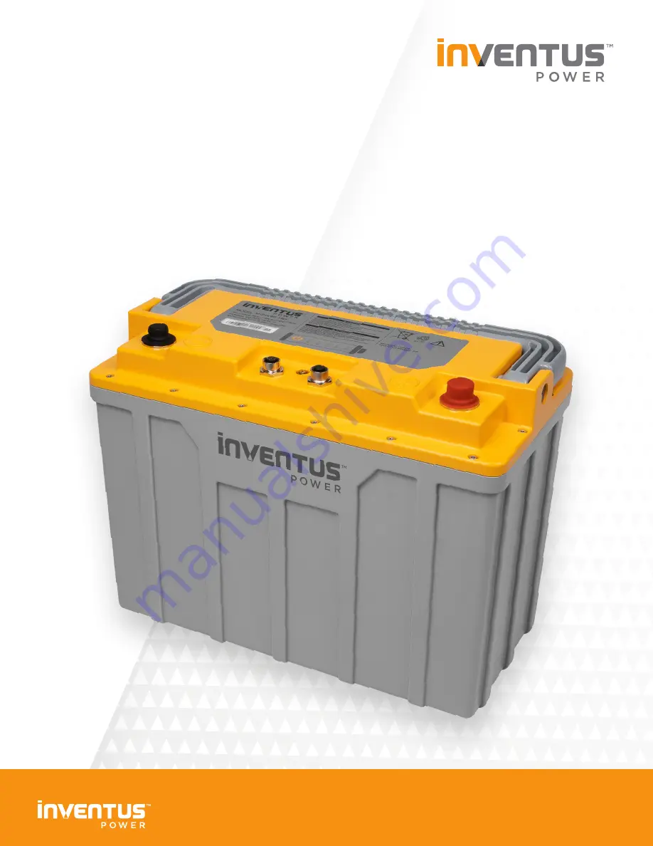 Inventus Power PROTRXion M-24V80-TRX Quick Start Manual Download Page 1