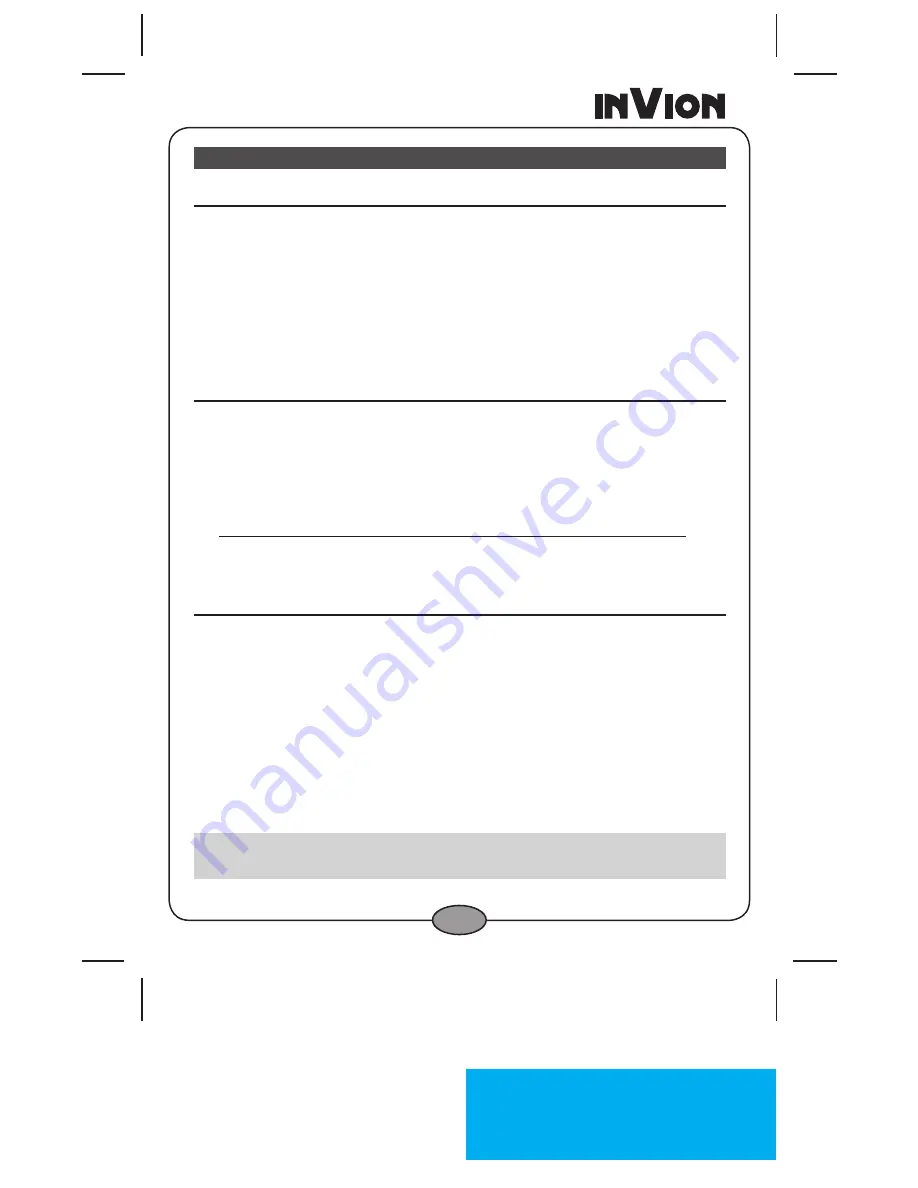 Invion GPS-3V1 Instruction Manual Download Page 42