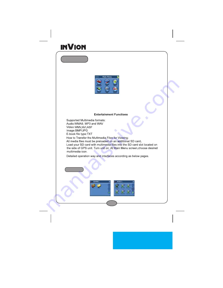 Invion GPS-3V506-IUS Instruction Manual Download Page 43