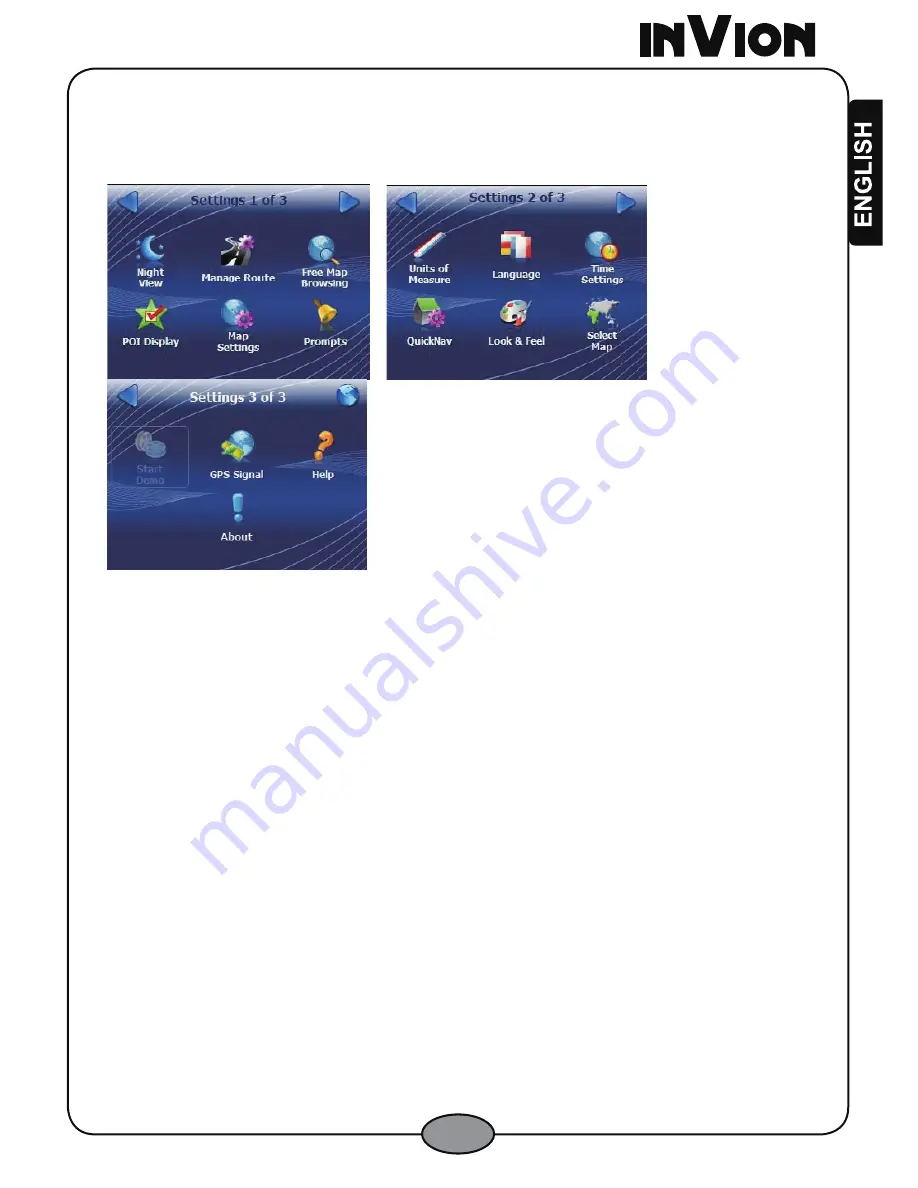 Invion GPS-3V906-IUS Instruction Manual Download Page 36