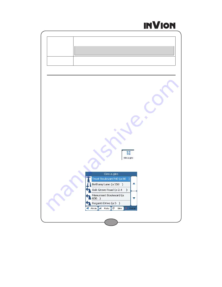 Invion GPS-5V1 Instruction Manual Download Page 89