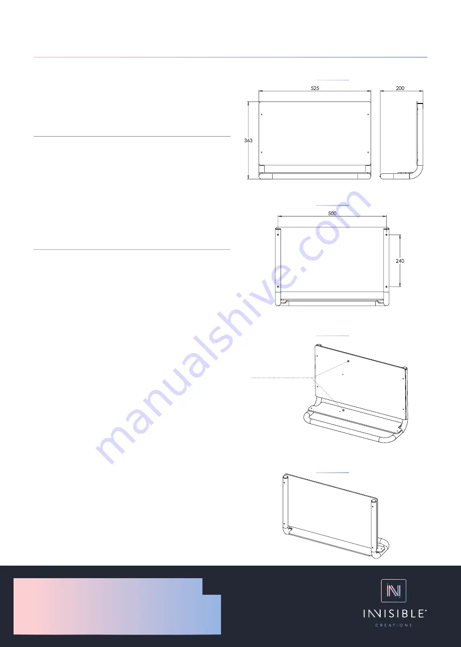 Invisible Creations The Mirror Instruction Manua Download Page 2